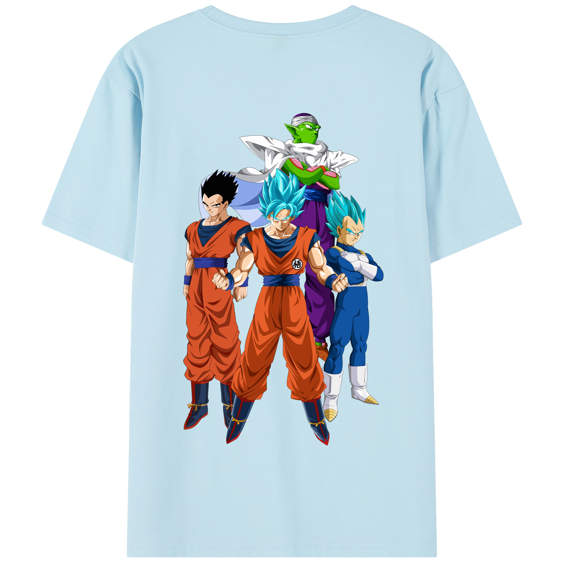 （画像用） ドラゴンボール DRAGON BALL 綿100％半袖Tシャツ（背面プリント）